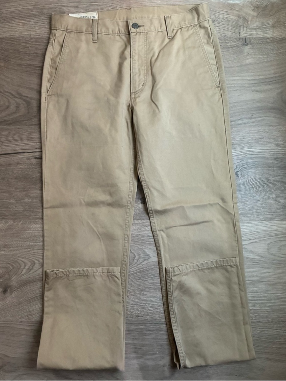 Levi’s Men’s 511 Slim Fit Hybrid Trouser Pants, Chino, 32x36 Tan Denim Khaki